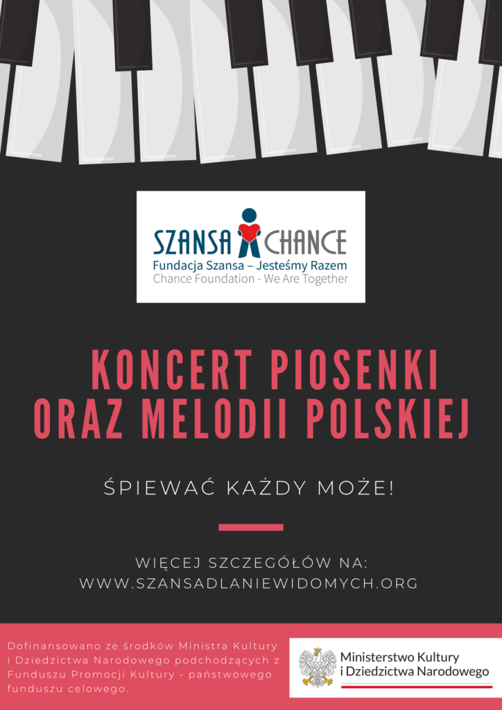 Plakat informujący o projekcie