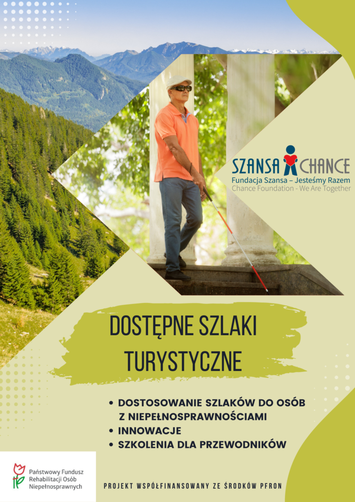 Plakat informujący o projekcie